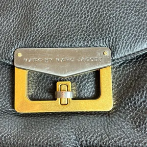 Marc by Marc Jacobs Bianca Hayley Black‎ Tote Bag Gold Hardware thumbnail 4