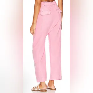 Free People Sky Rider Straight Leg in Rosebloom thumbnail 5