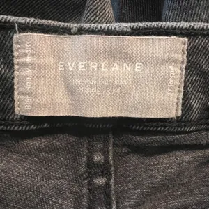 Everlane The Way High Jean Washed Black Organic Cotton Straight Leg Denim 27 thumbnail 3