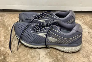 Brooks - Ghost 12 - Running Shoes - White/Purple - Women's - 9(B) -1203051B186 thumbnail 1