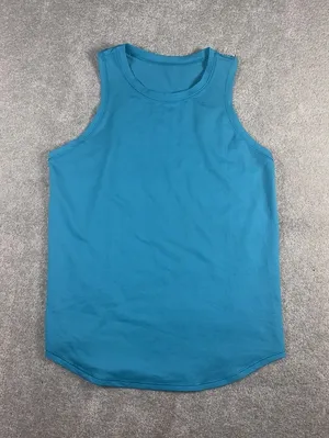 Lululemon High-Neck Running and Training Tank Top Turquoise Tide 4 thumbnail 1