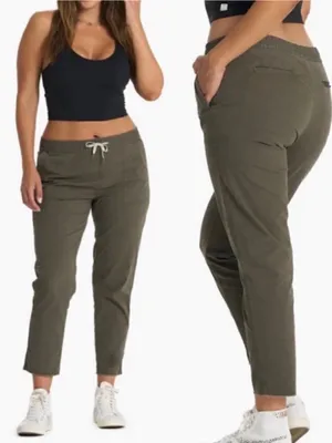 Vuori Ripstop Pant Oregano Olive Green thumbnail 2