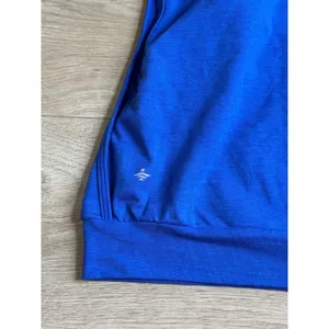 NWOT Halara Hooded Drawstring Sleeveless Cropped Running Tank Top blue size XS thumbnail 9