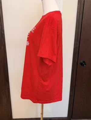Victorias Secret PINK red figure skating meet me at the rink short sleeve top thumbnail 3