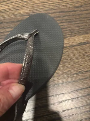 Havaianas Women's Slim You Shine Flip Flops - Black thumbnail 5