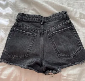 Black denim shorts thumbnail 2