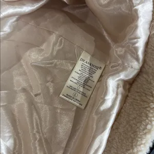 NWT BLANKNYC Women’s Neutral Oat Button Tie Double Breasted Peacoat Coat Jacket thumbnail 9