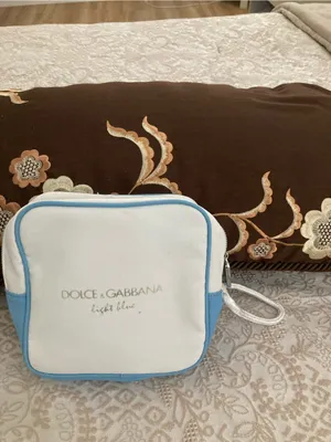 Dolce & Gabbana Cream Cosmetic Pouch with Logo Tag thumbnail 2