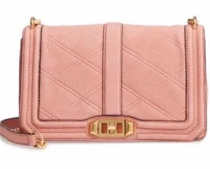 Rebecca Minkoff Pink Nubuck Love Purse thumbnail 1