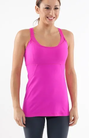 Lululemon Women’s Cross My Heart Tank Top. Color: Paris Pink. Size: 4. thumbnail 1