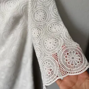 Trina Turk White Lace Shift Dress Size S Bridal Shower Garden Party Summer Chic thumbnail 3