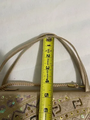 Embellished Gold Evening Clutch Hand Bag thumbnail 6