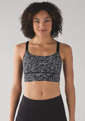 Lululemon Both Ways Bra Ices Wave White Black Size 6 thumbnail 1