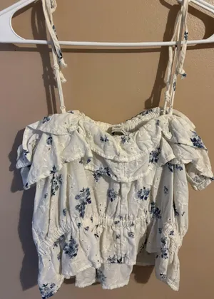 American Eagle Top Floral thumbnail 1