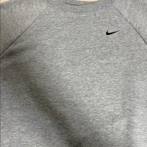 Nike Men's Heather Gray Crewneck Sweater thumbnail 1
