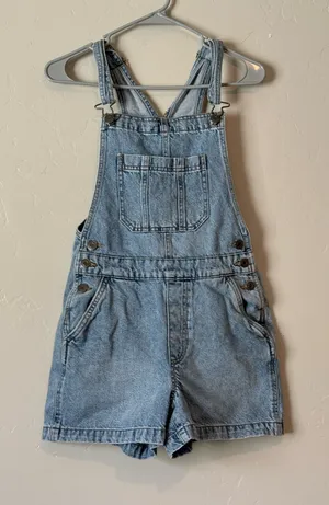 Cotton On Short Denim Overalls thumbnail 1