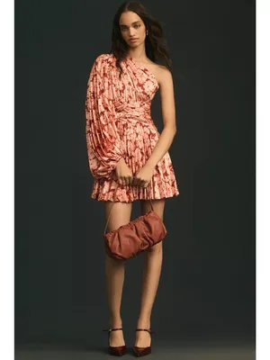 NWT Acler Auroa Floral Pleated Mini Dress Size 6 thumbnail 3
