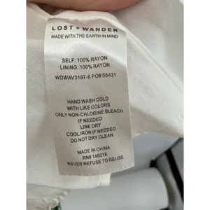 Lost + Wander Floral Smocked Midi Dress XS/S Estimated Boho Cottagecore thumbnail 8