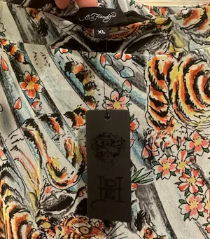 Ed Hardy Tiger Print Mesh Skirt thumbnail 4