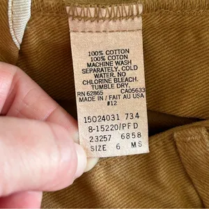 - Vintage Camel Brown Long A-Line Skirt - Size 6 thumbnail 7