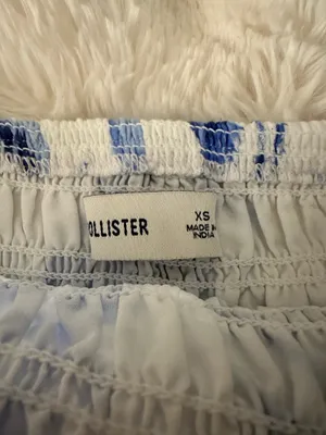 Hollister blue and white floral dress thumbnail 3