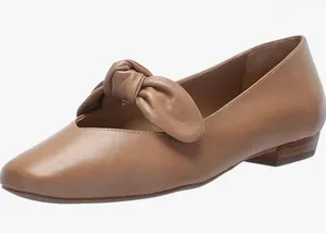 Bernardo Tan Knot-Detail Ballet Flat Size 7 thumbnail 1