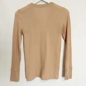 Aerie Heart Eyes Waffle Henley XS Cozy Loungewear Quiet Luxury Soft Pullover Top thumbnail 8
