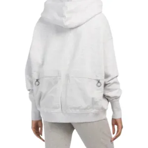 Free People FP Movement Fast Break Cotton Terry Pullover Grey Hoodie XS thumbnail 6