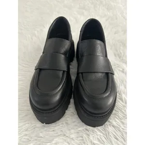 Paloma‎ Barceló Black Leather Loafers Shoes sz 36 thumbnail 2