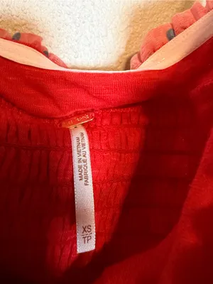 Free people nwot Scottie Printed Tube top XS thumbnail 3