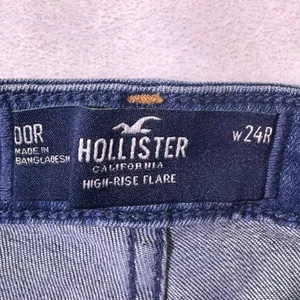 Hollister Deep Blue Flare Jeans - Wide Leg thumbnail 6