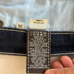 7 For All Mankind Roxanne Slim Illusion Skinny Jeans Womens 31 Dark Wash Denim thumbnail 5