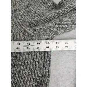 Soft! Abercrombie‎ & Fitch Knitted Wool Blend SWEATER Cable Hoodie Moose XXL thumbnail 9