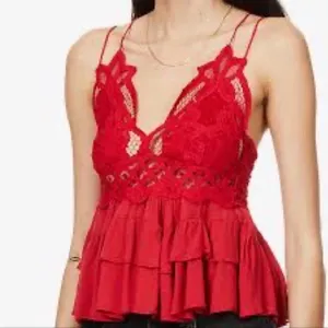 Intimately FREE PEOPLE ADELLA lace smocked back ruffled camisole New With Tags thumbnail 2