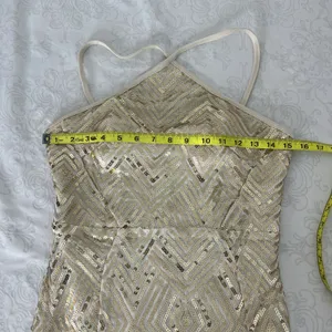 Crystal Doll Homecoming Sequin Bodycon Mini Dress Size 3 thumbnail 9