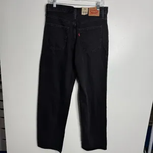 NWT Levi's 94‎ Baggy Jean Open Mind Straight Washed Black 29 x 31 Streetwear thumbnail 9