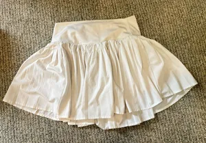 All in Motion Athletic Skirt White Pleated thumbnail 1