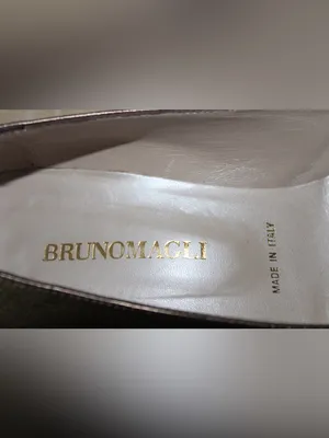 Bruno Magli Metallic Bronze Peep-Toe Kitten Heels Size 8 thumbnail 8
