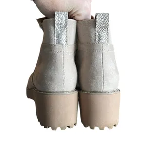 Universal Thread x Target - Taci Pull-On Ankle Boots Wedge Platform Taupe Sz 11 thumbnail 6