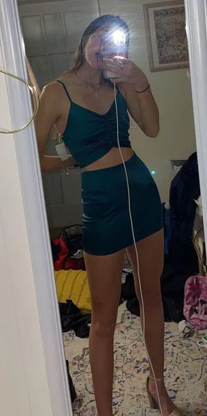 Green Two Piece Dress thumbnail 2
