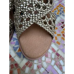 André Assous Bryana Woven‎ Wedge Sandals Gold Size 9.5 Women Featherweights thumbnail 7