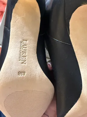 BRAND NEW RalphLauren Leannah-BO-MBO Black Sheep Nappa Sz 8.5 $465Retail! thumbnail 4