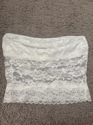 White Lace Summer Top thumbnail 1