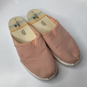 Toms slip on mules size‎ 8 pink white thumbnail 2