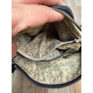 HOBO International Black Pebbled Leather Shoulder Hobo Bag Purse Zip thumbnail 7