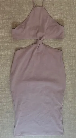 Purple cut out dress Size L thumbnail 1