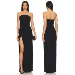 Amanda Uprichard x REVOLVE Wolfe Gown in Black Small New Womens Maxi Dress thumbnail 11