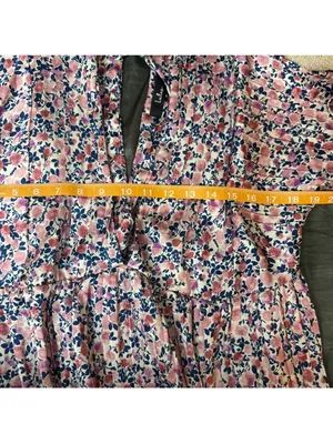Lulus Express Yourself Blush Pink Floral Print Satin Babydoll mini Dress medium thumbnail 12