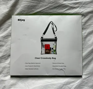 Bitjoy Clear Cross Body Bag Black thumbnail 1