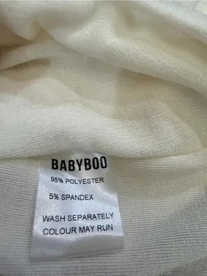 NWT Babyboo Fashion Kyesha Mini Dress White Ivory Ruched Button Front Size M NEW thumbnail 6